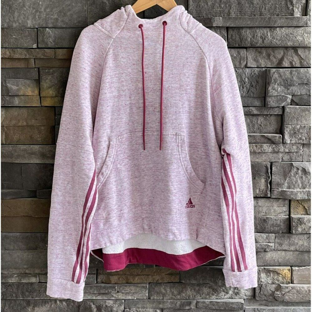Adidas Sports To‎ Street Pullover Hoodie Mystery Ruby Small